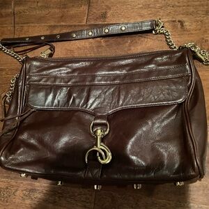 Brown leather Rebecca Minkoff crossbody bag. No tears or stains.